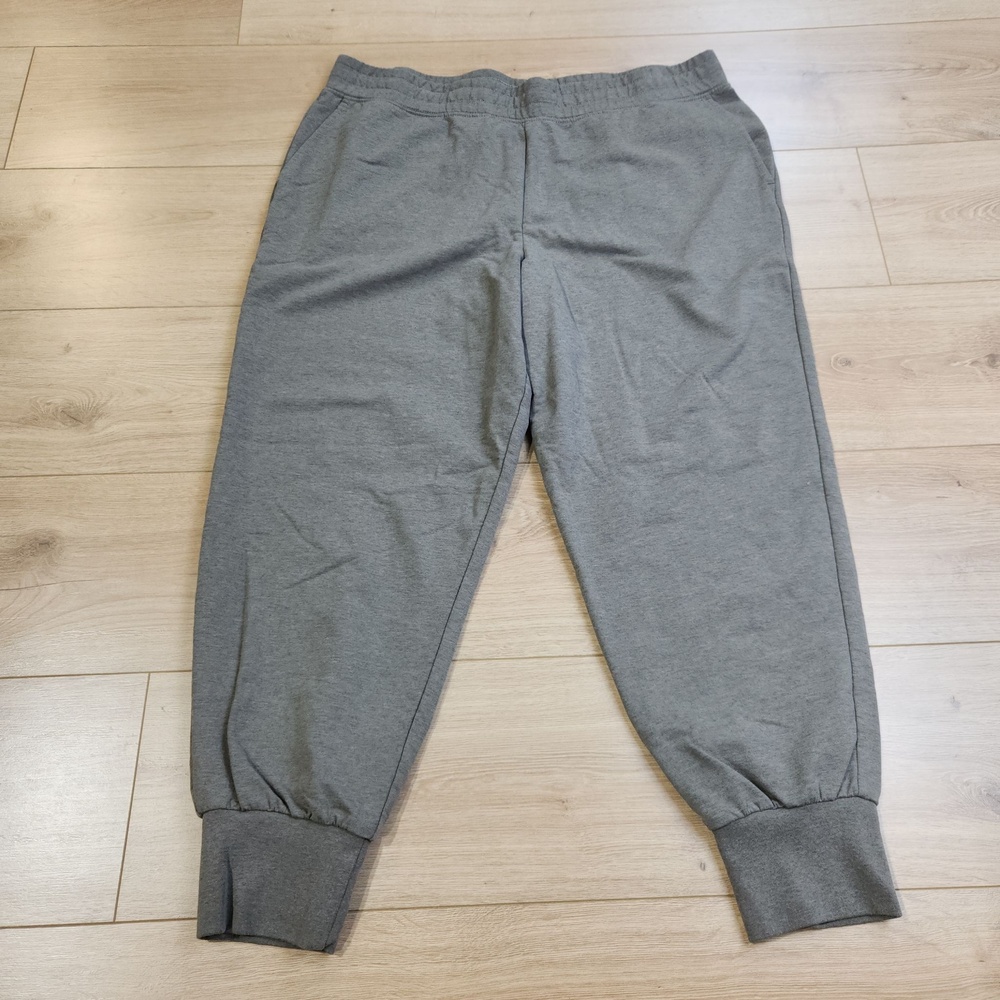 Patagonia Ahnya Pants Womens XL Gray Organic Cotton Jogger Sweatpants Pockets